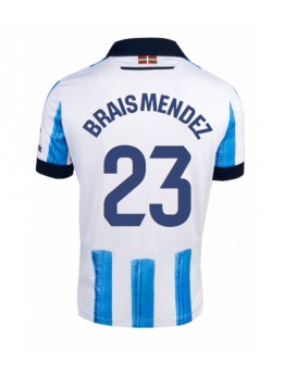 Billige Real Sociedad Brais Mendez #23 Hjemmedrakt 2023-24 Kortermet